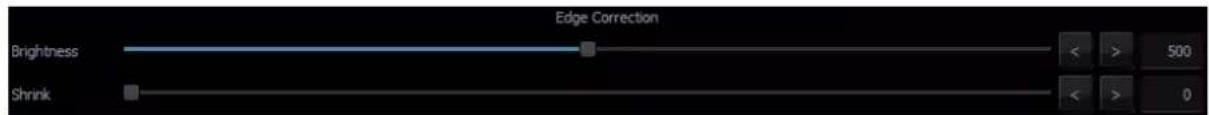 Edge Correction Brightness Shrink 500 0