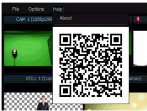 File Options Help CAM 1 (1080p299) About STILL 1 (Cust) Custom)
