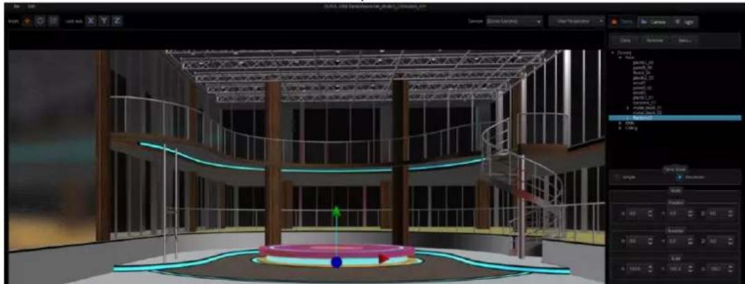 DataVideo TVS-2000A - How to change the position of an accessory object? - 1