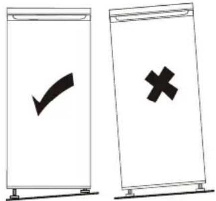 Two identical diagrams showing a checkmark and a cross symbol on a stand, likely indicating approval or rejection status.