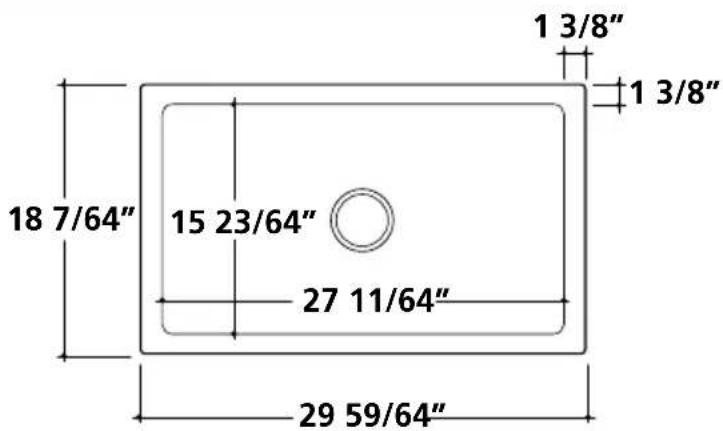 1 3/8" 1 3/8" 18 7/64" 15 23/64" 27 11/64" 29 59/64"