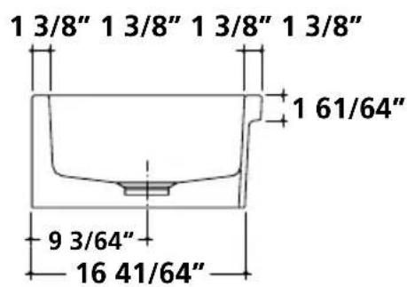1 3/8" 1 3/8" 1 3/8" 1 3/8" 1 61/64" 9 3/64" 16 41/64"