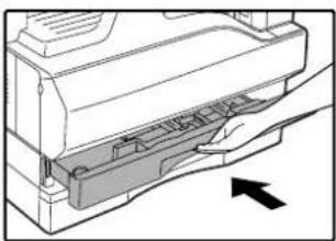 OLIVETTI d-Copia 20W - Close the upper paper tray. - 1
