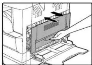 OLIVETTI d-Copia 20W - Open and close the side cover. - 1