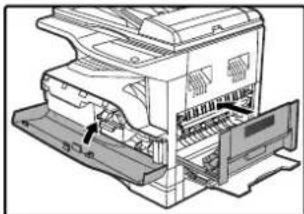 OLIVETTI d-Copia 20W - Close the front cover and side cover. - 1