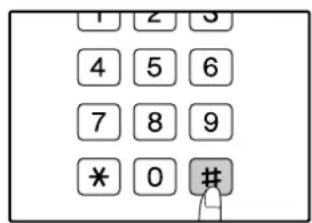 1 2 3 4 5 6 7 8 9 * 0 #