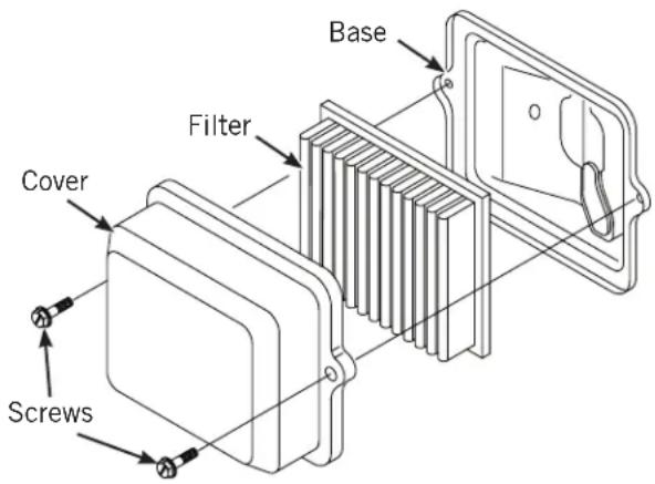 Base Filter Cover Screws