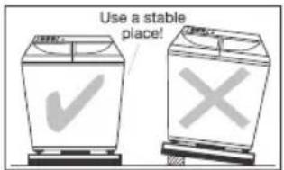 Use a stable place!