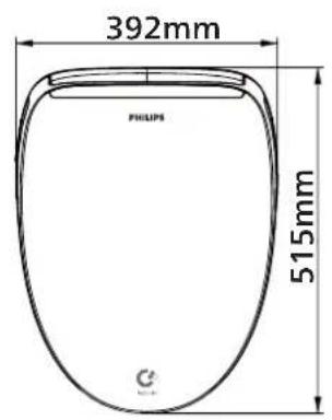 392mm PHILIPS 515mm