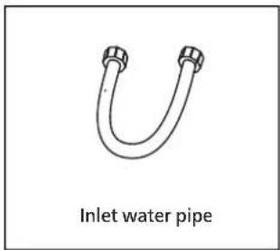 Inlet water pipe