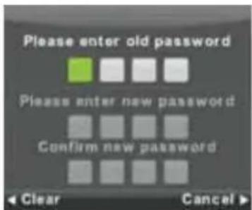 Please enter old password Please enter new password Confirm new password Clear Cancel >