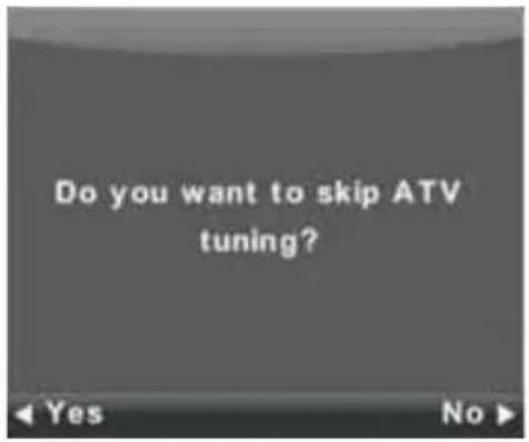 Do you want to skip ATV tuning?