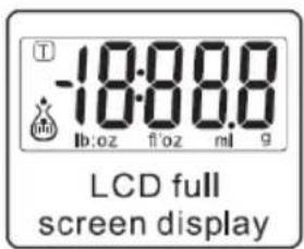 -18:88.8 lb:oz fl'oz ml g LCD full screen display