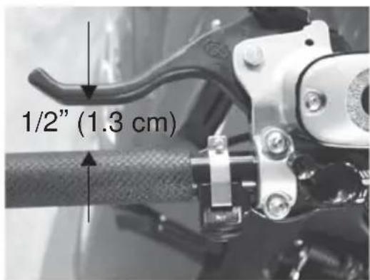 1/2" (1.3 cm)