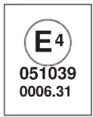E⁴ 051039 0006.31