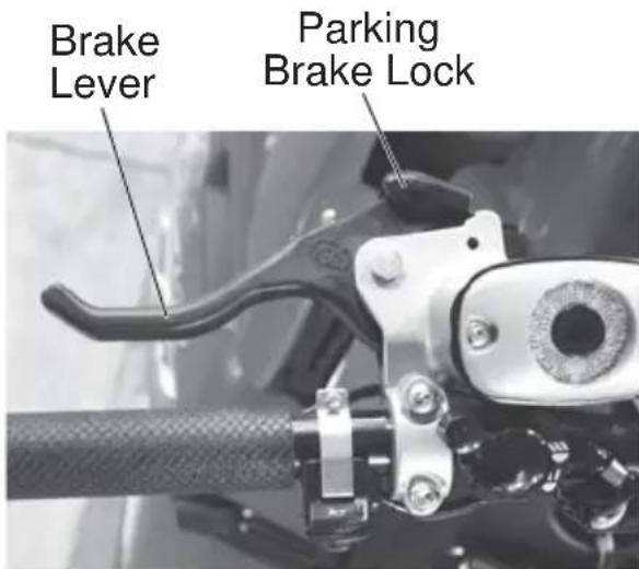 Brake Lever Parking Brake Lock