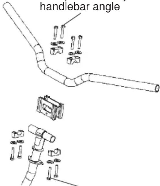 handlebar angle