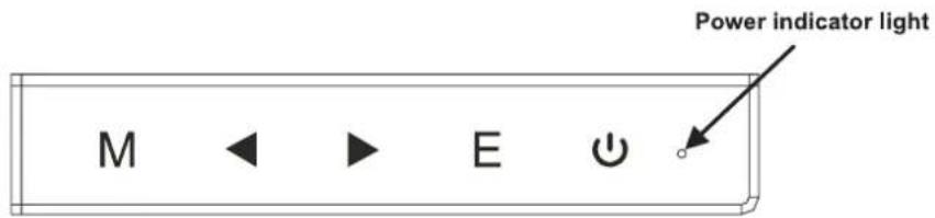 Power indicator light M E