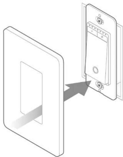 TP-LINK KS220 - Step 6. Attach the Wallplate and Turn on Power - 1