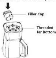 Filler Cap Threaded Jar Bottom