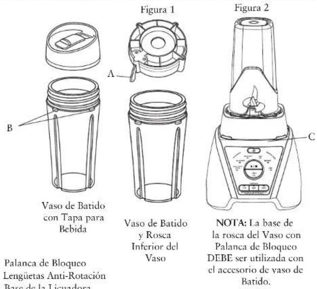 OSTER Texture Select Pro BLSTTS-CB2-000 - Accesorio de Vaso Blend-N-Go® (Sólo Algunos Modelos) - 1