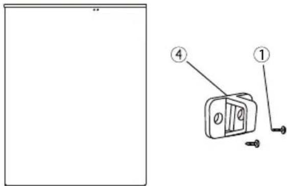 Diagram showing a device with labeled parts and a close-up view of its internal structure, including numbered annotations.