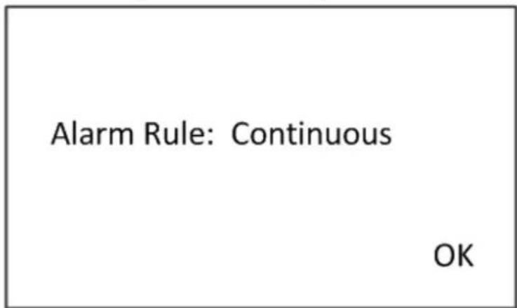 Alarm Rule: Continuous OK