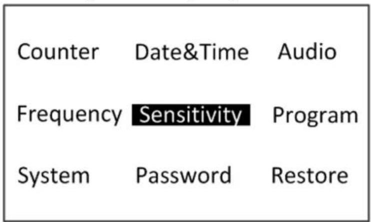 Counter Date&Time Audio Frequency Sensitivity Program System Password Restore
