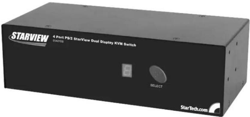 STARVIEW 4 Port PS/2 StarView Dual Display KVM Switch SV4310D SELECT StarTech.com