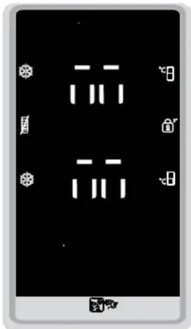 Smartphone screen displaying a 3-segment display with Chinese UI icons and status bar at bottom