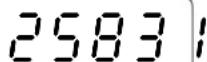 Cardinal Detecto 2240 - Displaying the Accumulator. - 2