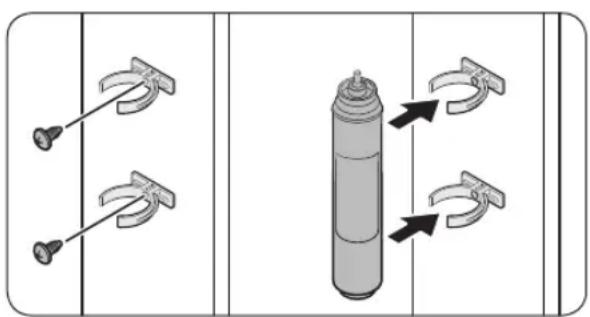 SAMSUNG SRS672DMB - To mount the water filter into place - 1