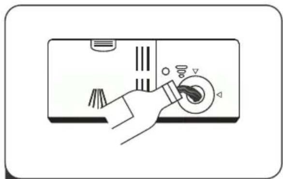 ASPES AJ14600DD - Filling The Rinse Aid Reservoir - 2