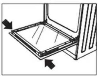 Heinner HFSC-SME50BK - Cleaning and maintenance of the oven's front door glass - 1