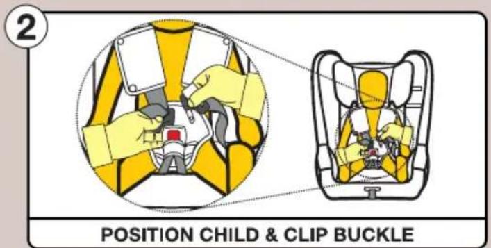2 POSITION CHILD & CLIP BUCKLE