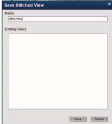 Save Stitched View Name Office View Existing Views Save Cancel