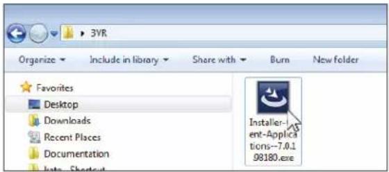 3VR Organize Include in library Share with Burn New folder Favorites Desktop Downloads Recent Places Documentation Inita-Shortout Installer- ent-Applica- tions--7.0.1 98180.exe