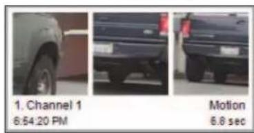 1. Channel 1 6:54:20 PM Motion 6.8 sec