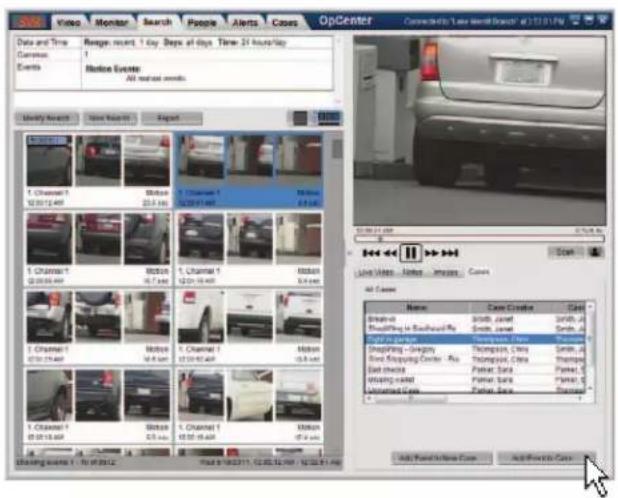 Video Monitor Search People Alerts Cases OpCenter Connecticut "New World Search" at 12:00 PM Data and Time Remove recent 1 day Days of days Time 24 hour/day Events Motion Eventor All latest records. Modify Search Save Search Export 1 Channel 1 12:00:12:49 Motion 23.5 sec 1 Channel 1 12:00:15:49 Motion 47.7 sec 1 Channel 1 12:00:18:49 Motion 6.4 sec 1 Channel 1 12:00:21:49 Motion 16.5 sec 1 Channel 1 12:00:24:49 Motion 15.3 sec 1 Channel 1 12:00:27:49 Motion 16.5 sec 1 Channel 1 12:00:30:49 Motion 15.5 sec 1 Channel 1 12:00:33:49 Motion 15.5 sec Add Found in New Case Add Found in Case