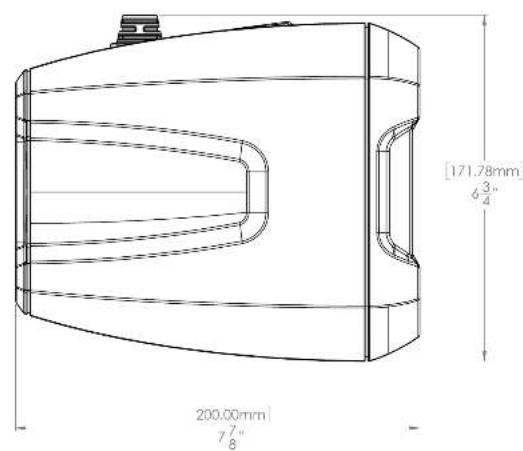 171.78mm 6 3/4" 200.00mm 7 7/8"