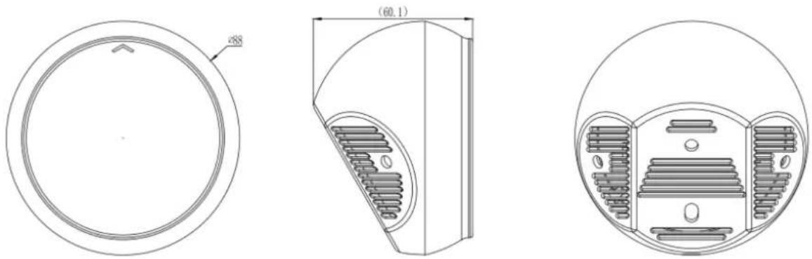 Hikvision DS-TDSB00-EKT - Dimension and Appearance Overview - 1