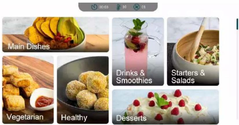 Main Dishes Drinks & Smoothies Starters & Salads Vegetarian Healthy Desserts