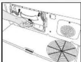GRUNDIG GTP59233W - Cleaning the condenser - 2