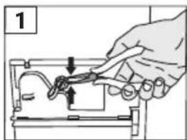 GRUNDIG GTP59233W - Connection of water drain hose on products with vapour feature - 2