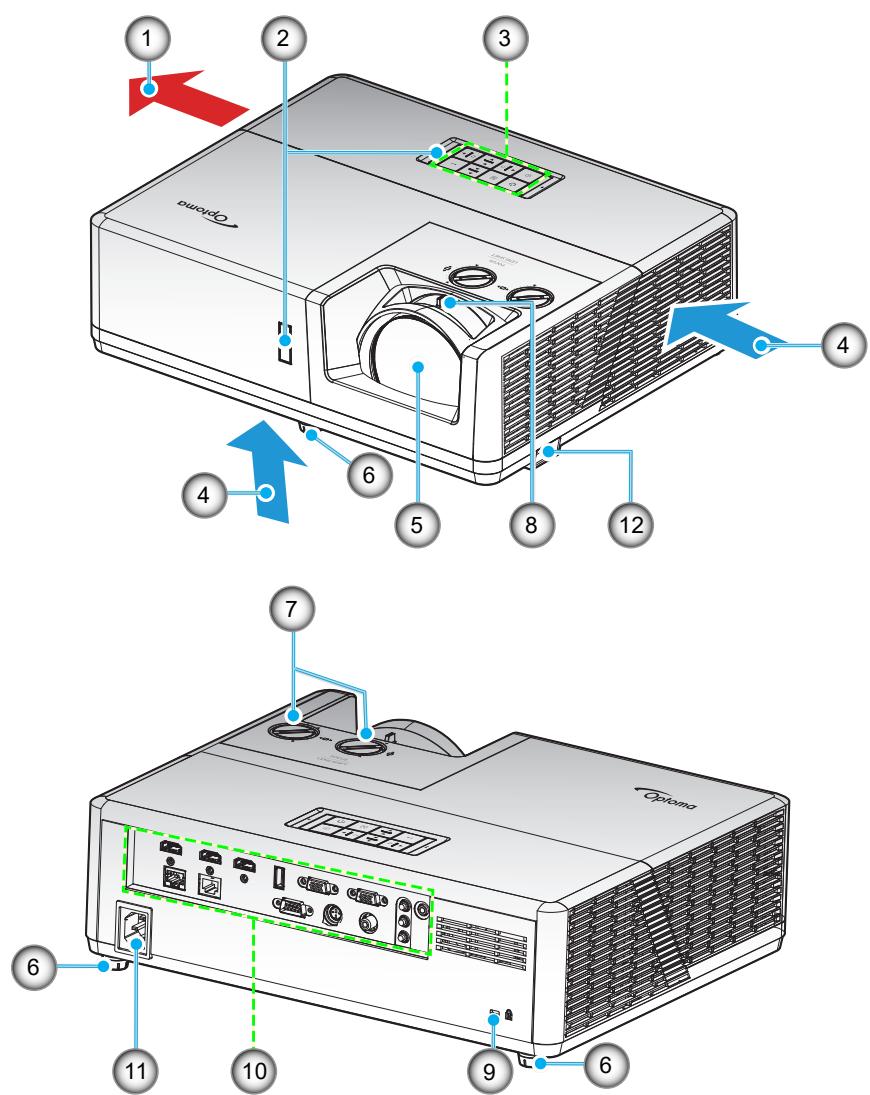 OPTOMA ZU607TST - Modèle WUXGA à courte focale - 1