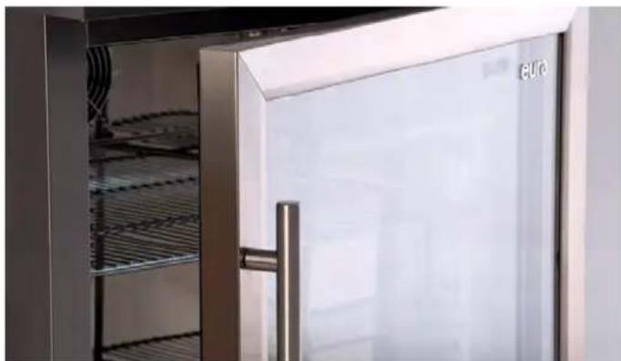 Euro Appliances EA60WFBL - INSTALLING STAINLESS STEEL HANDLE - 2