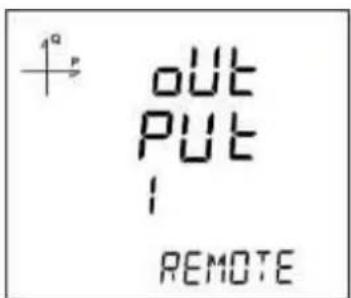 1° OUT PUT 1 REMOTE