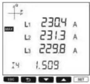 L1 230.4 A L2 231.3 A L3 229.8 A T4 1.509