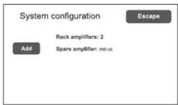 FBT VAIE 5500 - set> RACK CONFIG. - 1