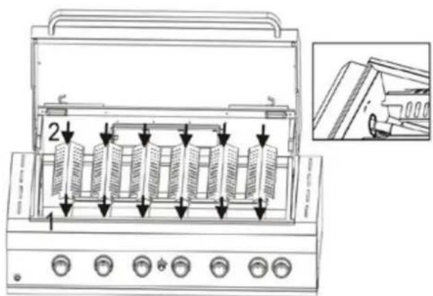 Technical diagram of a portable electronic device with labeled components and directional arrows indicating assembly or movement.